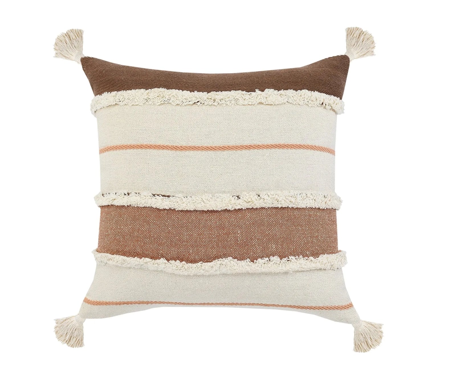 Quarry Lr07695 Brown/Tan Pillow - Rug & Home