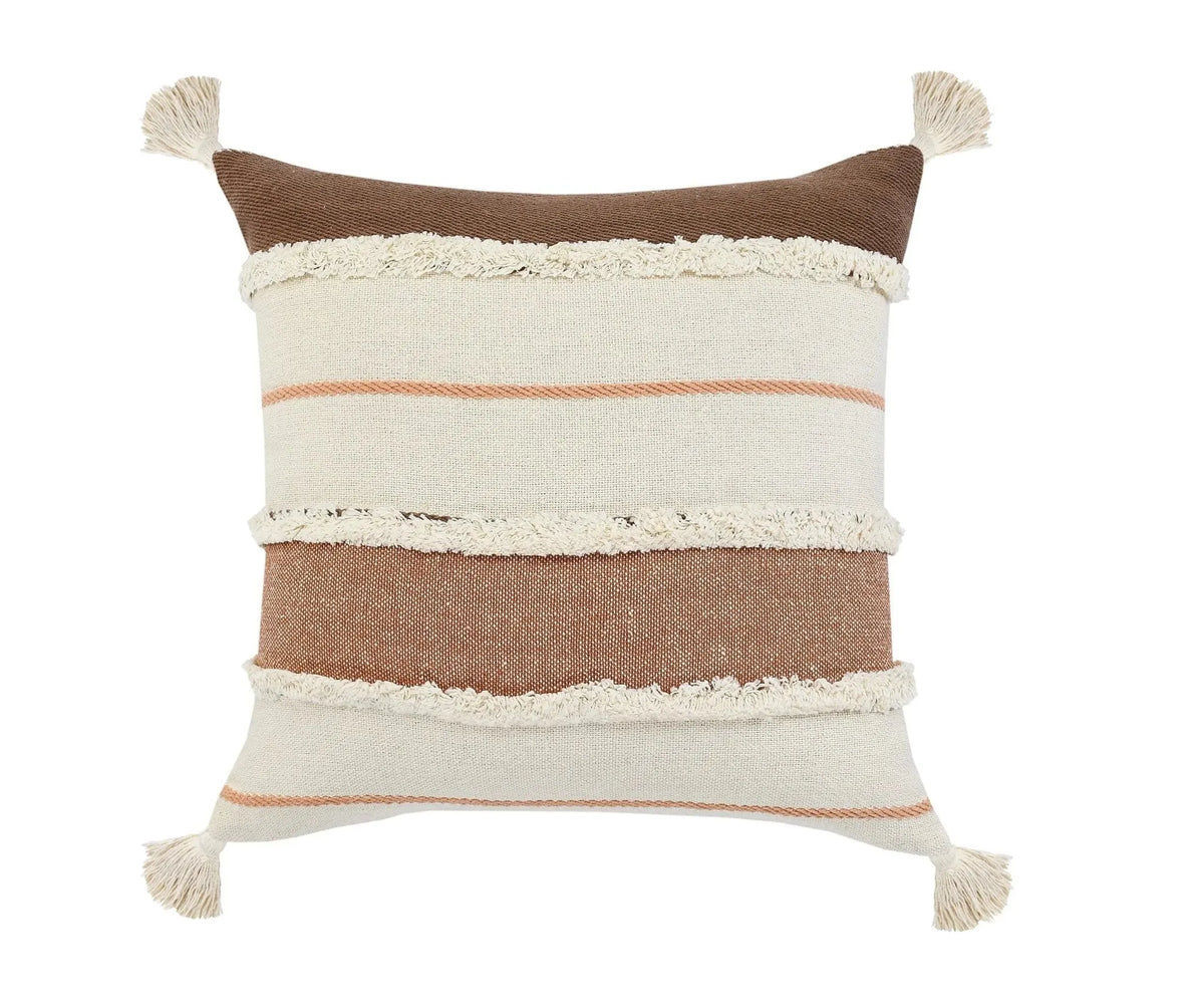 Quarry Lr07695 Brown/Tan Pillow