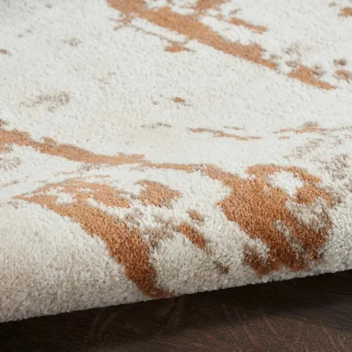 Quarry QUA01 Ivory/Rust Rug - Rug & Home