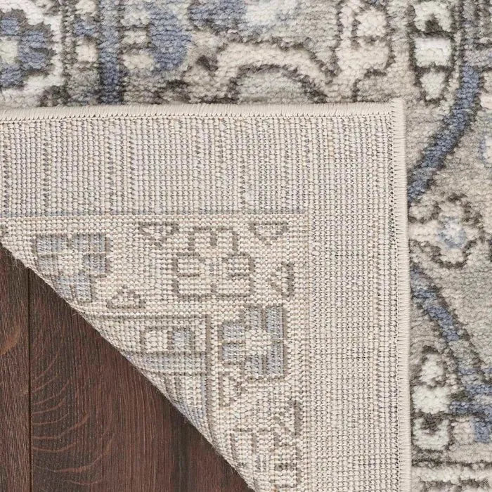 Quarry QUA05 Ivory/Blue Rug - Rug & Home