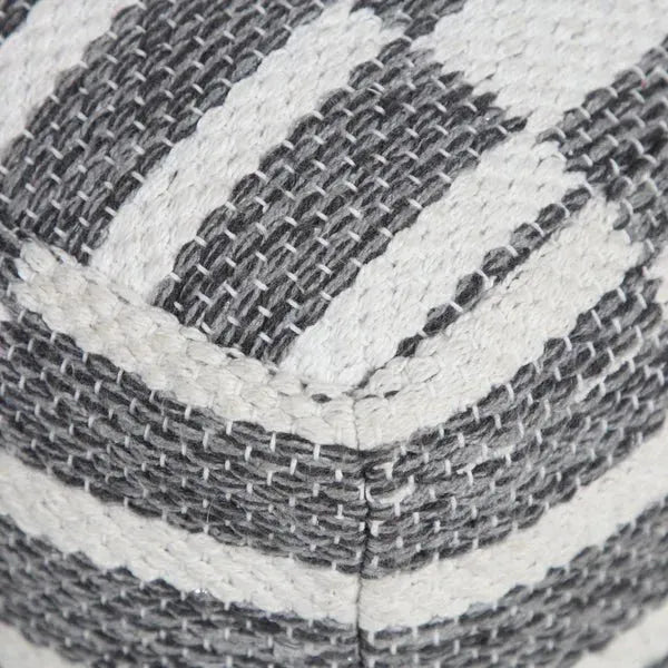 Quincy 34065GRY Grey Pouf