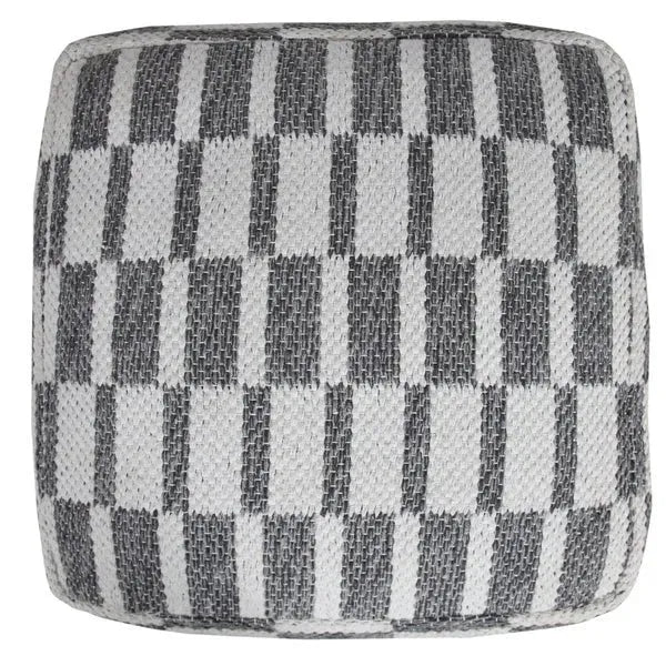 Quincy 34065GRY Grey Pouf