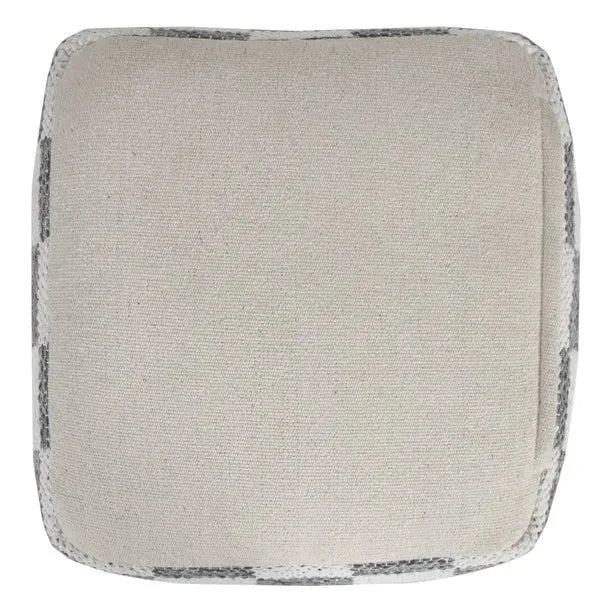 Quincy 34065GRY Grey Pouf