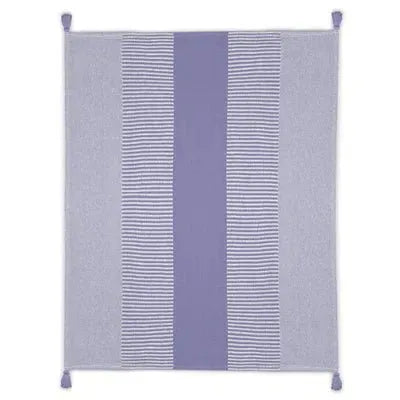 Radial 80282PUW Purple/White Throw White