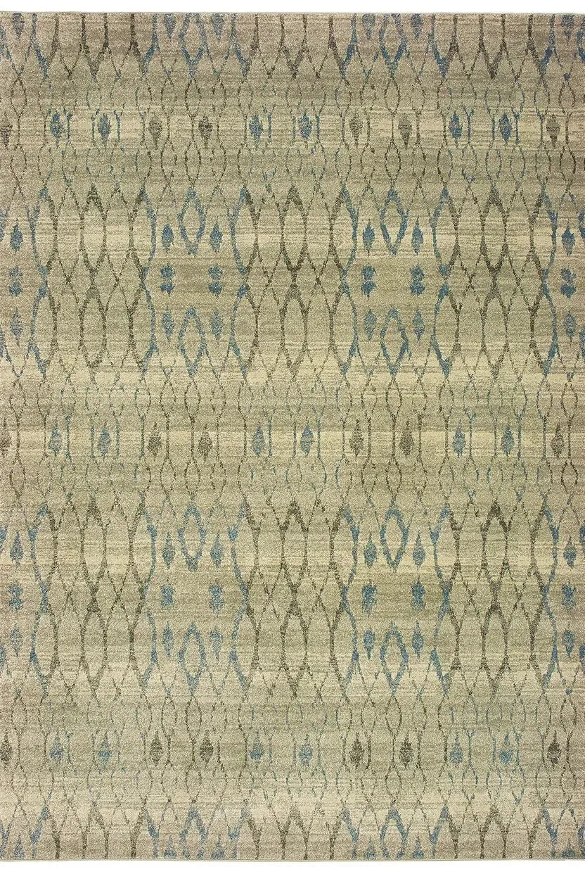 Raleigh 1807H Ivory Blue Rug