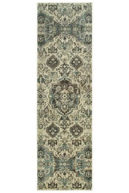 Raleigh 8027J Ivory Grey Rug - Rug & Home