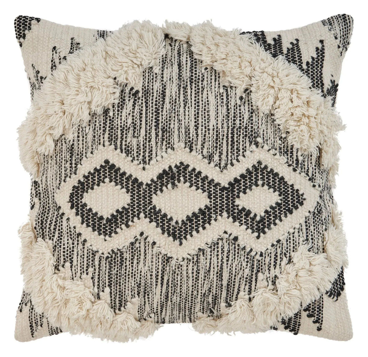 Ranch Style Faux Fur LR07327 Throw Pillow