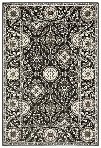 Raylan RAY05 Charcoal Rug - Rug & Home