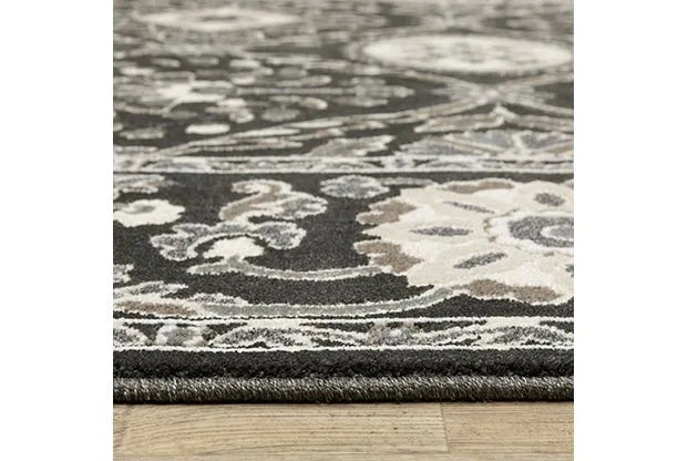 Raylan RAY05 Charcoal Rug - Rug & Home