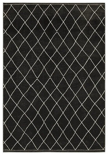 Raylan RAY12 Black Rug - Rug & Home