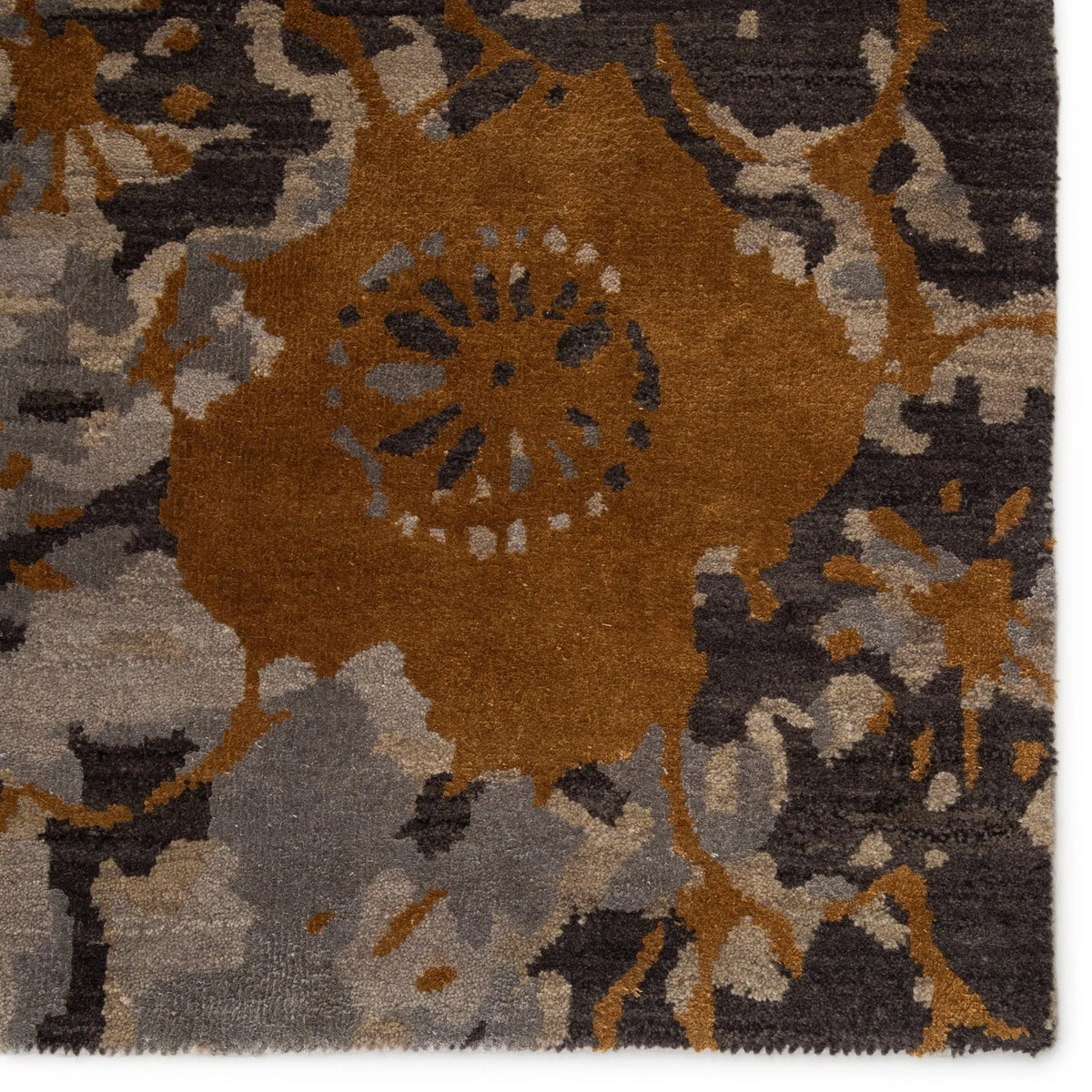 Reconnext By Jenny Jones Rjj08 Kimono Gray/Gold Rug - Rug & Home