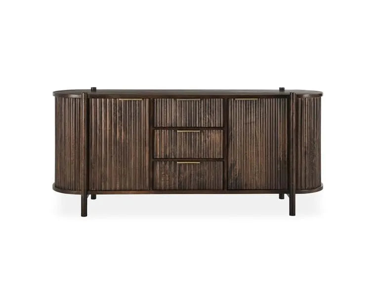 Redford 2Dr 3Dwr Buffet Brown - Rug & Home