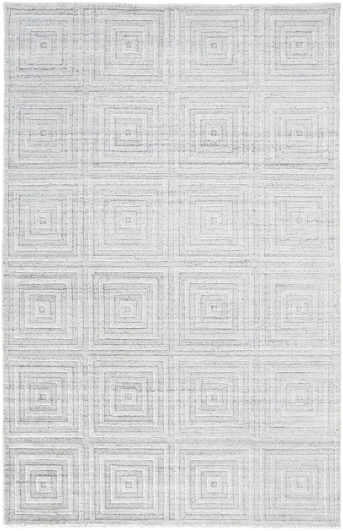 Redford RED8670F White/Silver Rug