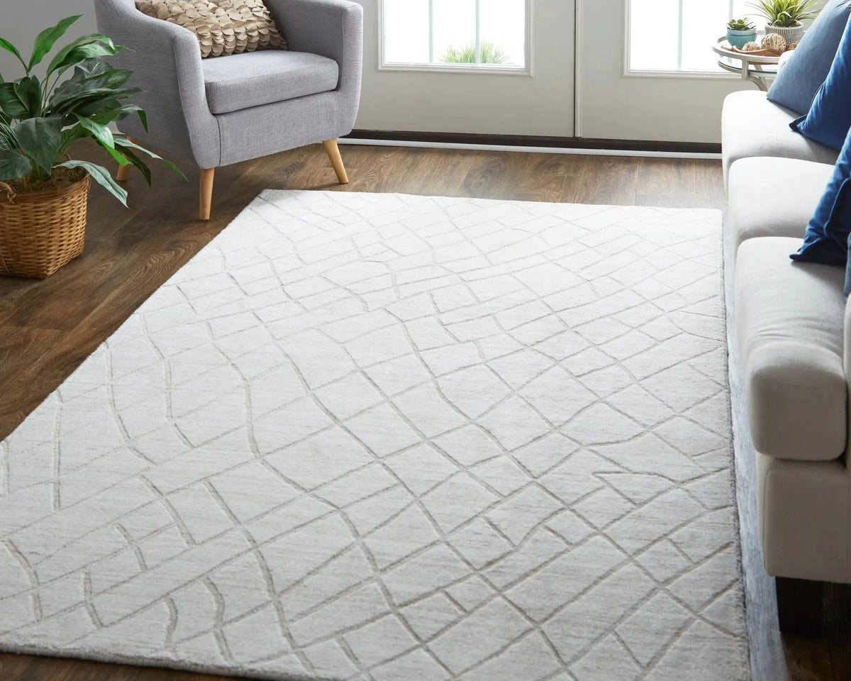 Redford RED8846F Ivory/Grey Rug