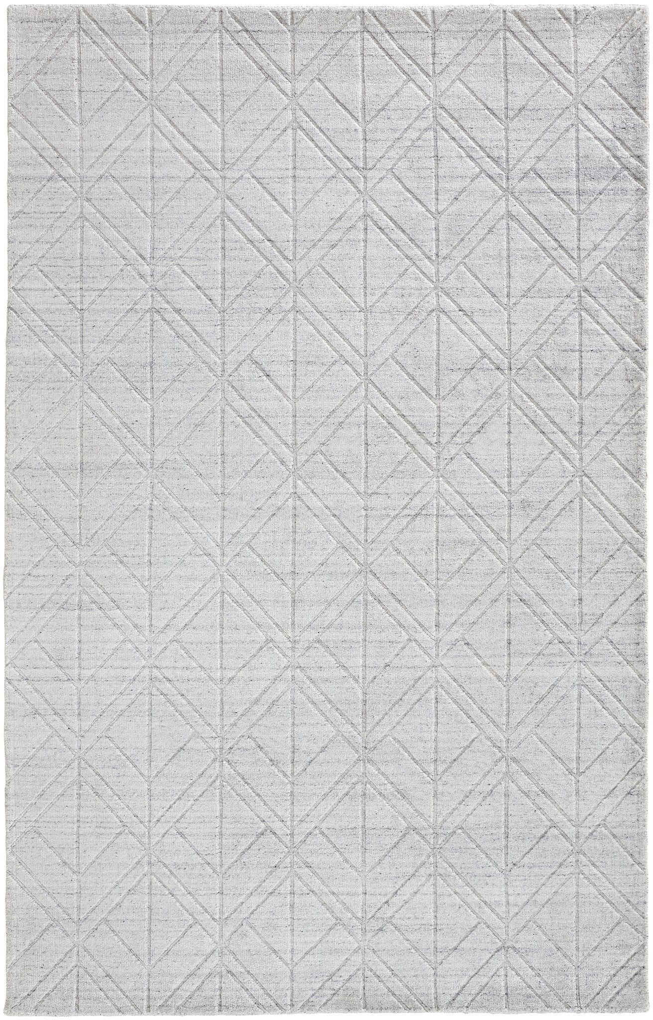 Redford RED8847F White/Silver Rug - Rug & Home