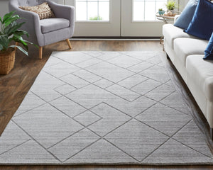 Redford RED8848F Gray/Silver Rug - Rug & Home