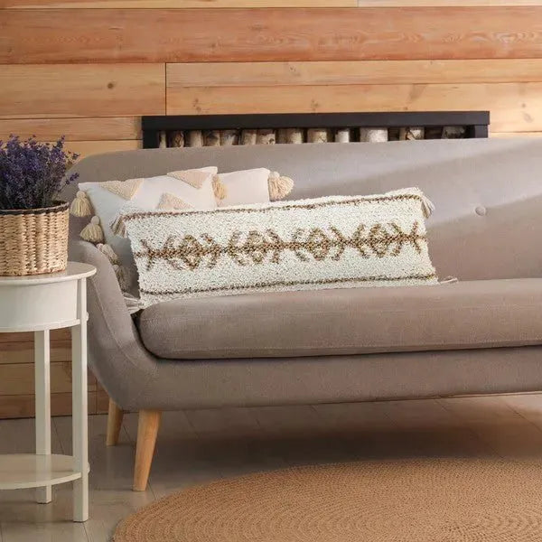 Reed 07739WHN White/Natural Pillow