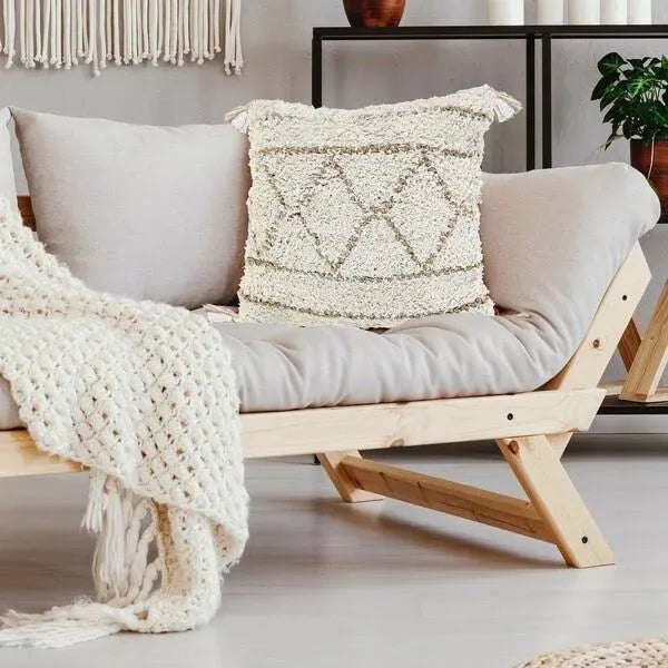 Reed 07740WHN White/Natural Pillow