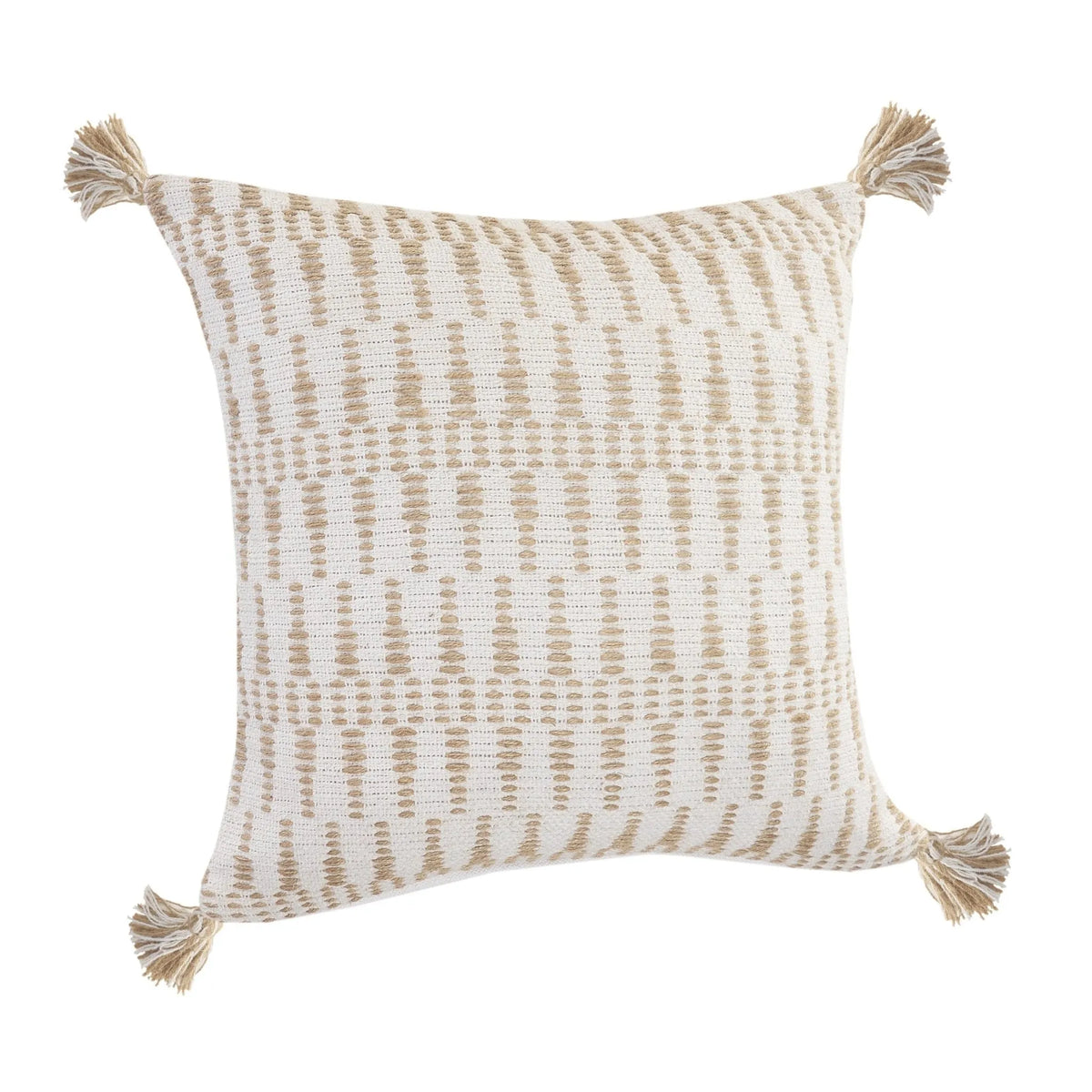 Reed Lr07564 Ivory/Tan Pillow - Rug & Home