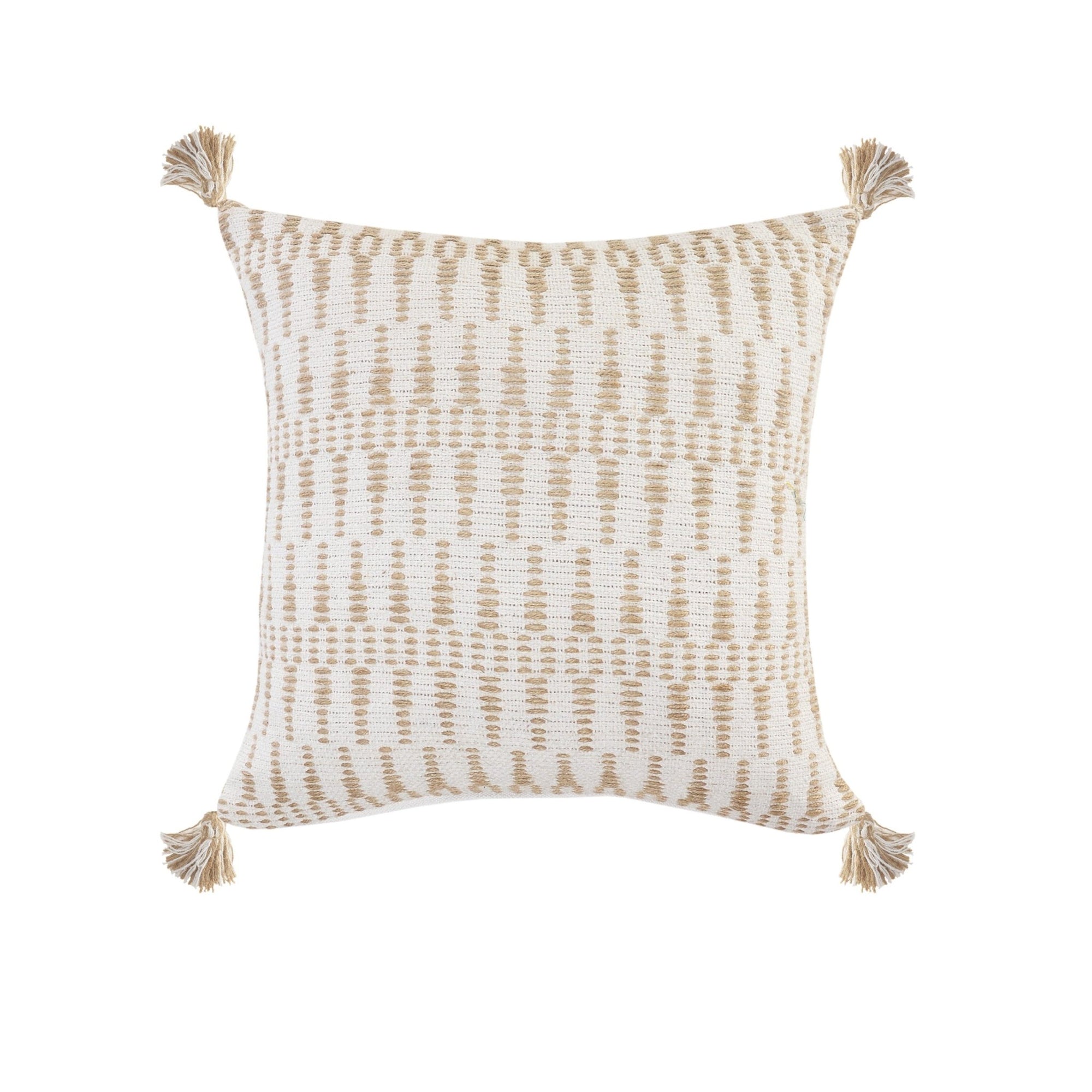 Reed Lr07564 Ivory/Tan Pillow - Rug & Home