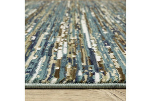 Reed RE01G Green Rug - Rug & Home