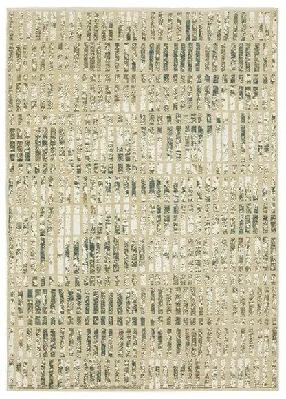 Reed RE12W Teal/Ivory Rug