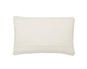 Reed REE01 Cream/White Pillow - Rug & Home