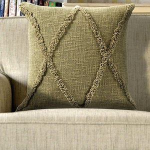 Reese 07322OLG Olive/Green Pillow - Rug & Home