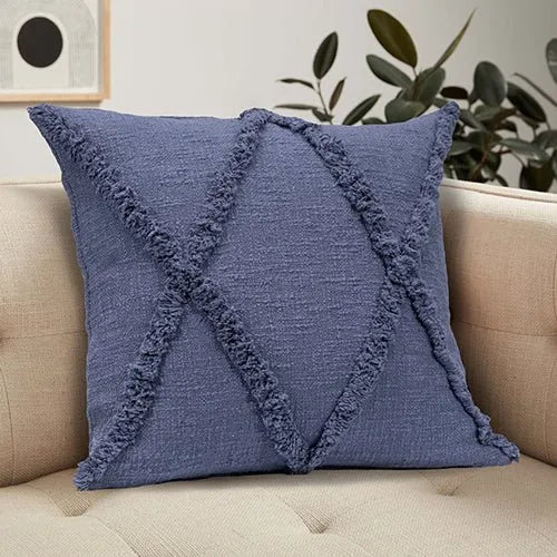 Reese 07324DEB Denim/Blue Pillow - Rug & Home