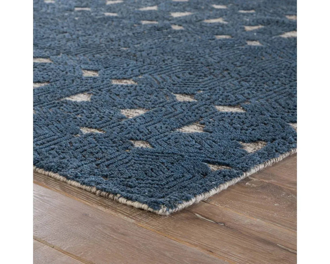 Reign REI02 Abelle Teal / White Rug