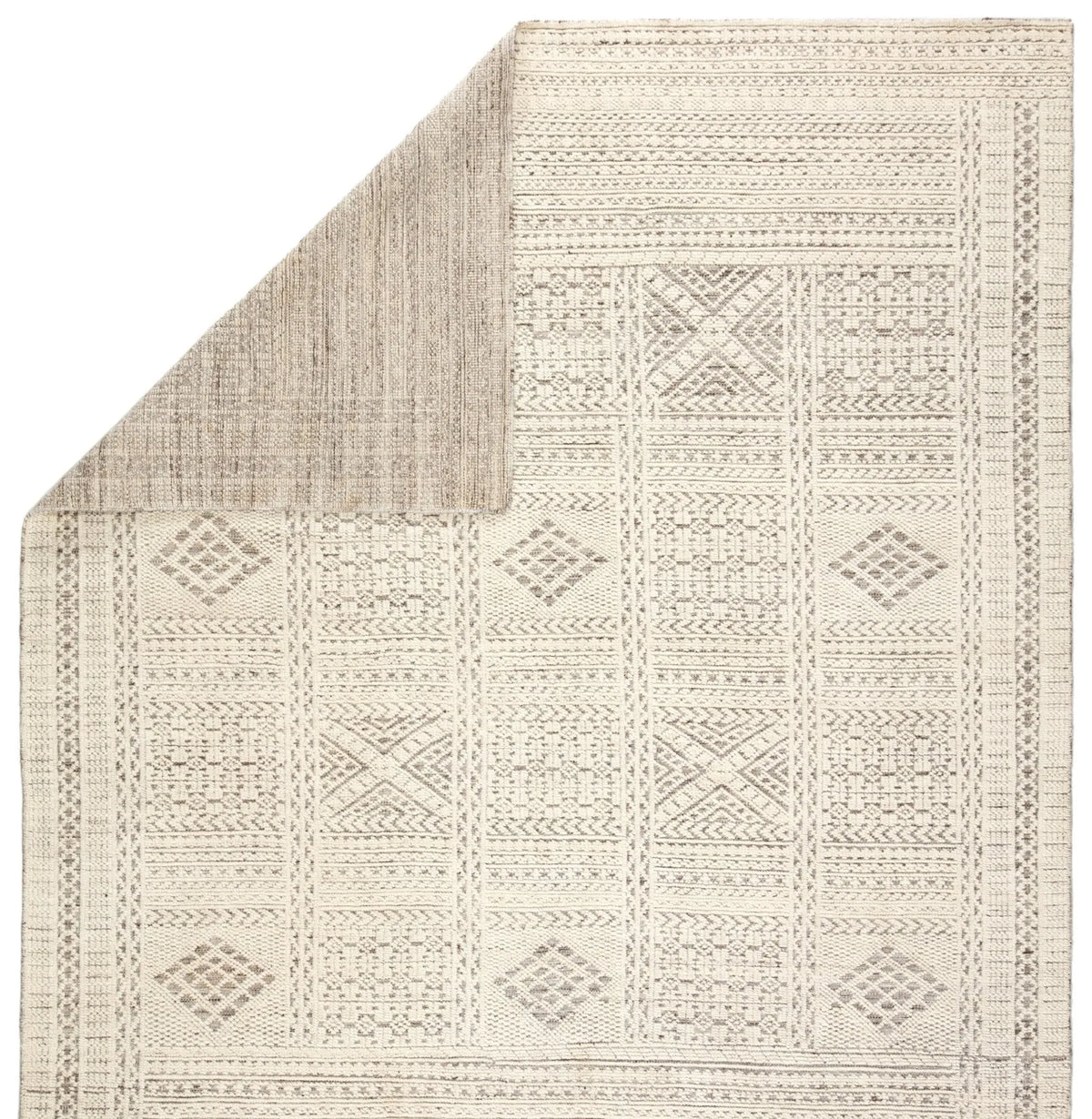 Reign REI07 Jadene White/Light Gray Rug - Rug & Home