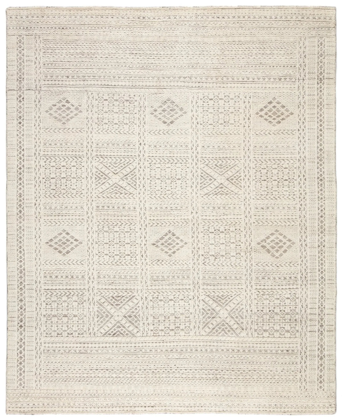 Reign REI07 Jadene White/Light Gray Rug - Rug & Home