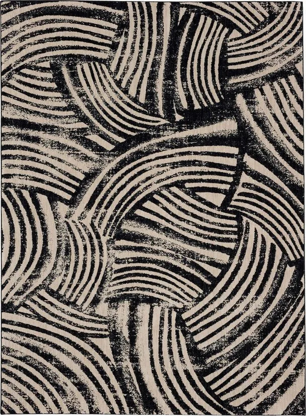 Rendition 92606 90166 Arcoa Obsidian Rug - Rug & Home