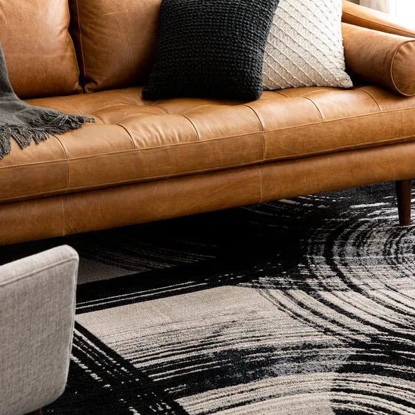 Rendition 92607 90166 Orion Obsidian Rug - Rug & Home