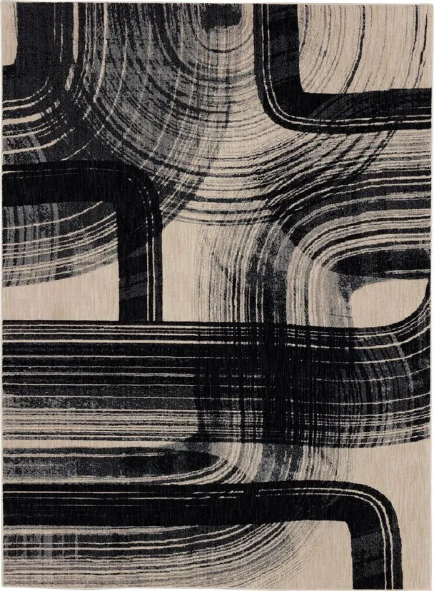 Rendition 92607 90166 Orion Obsidian Rug - Rug & Home