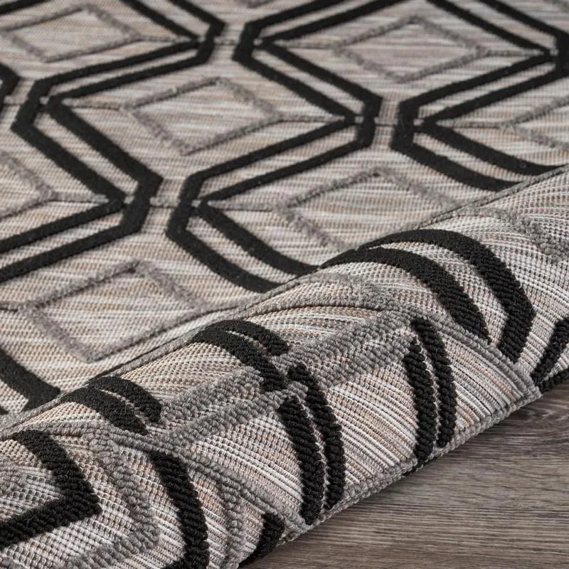 Retreat Lr81600 Black/Cream/Tan Rug - Rug & Home