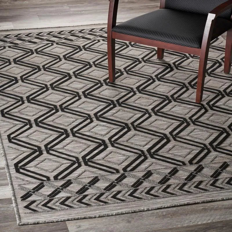 Retreat Lr81600 Black/Cream/Tan Rug - Rug & Home