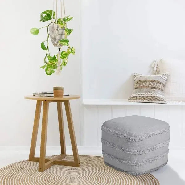 Revelation 34049GRY Grey Pouf