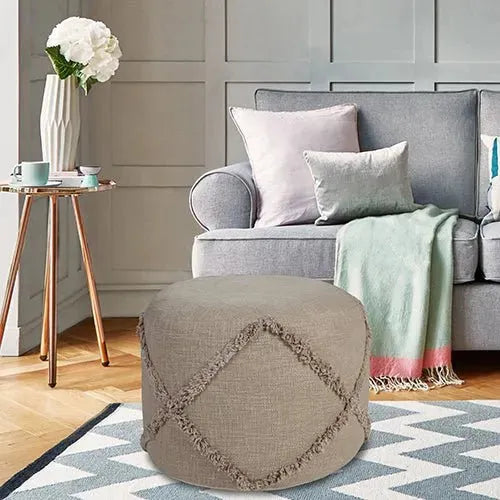 Revelation 34055BRW Brown Pouf