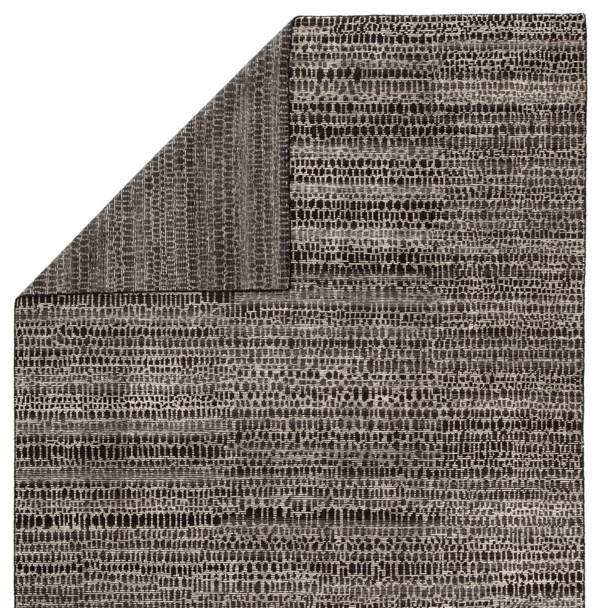 Reverb By Pollack REP01 Kinetic Licorice/Espresso Rug - Rug & Home