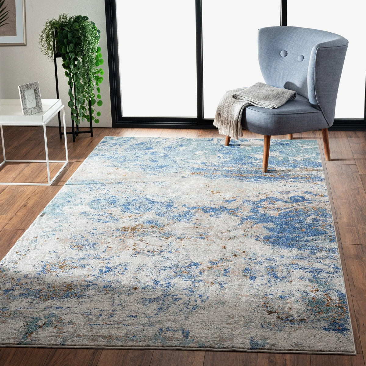 Revolution Lr81805 Blue/Orange Rug - Rug & Home