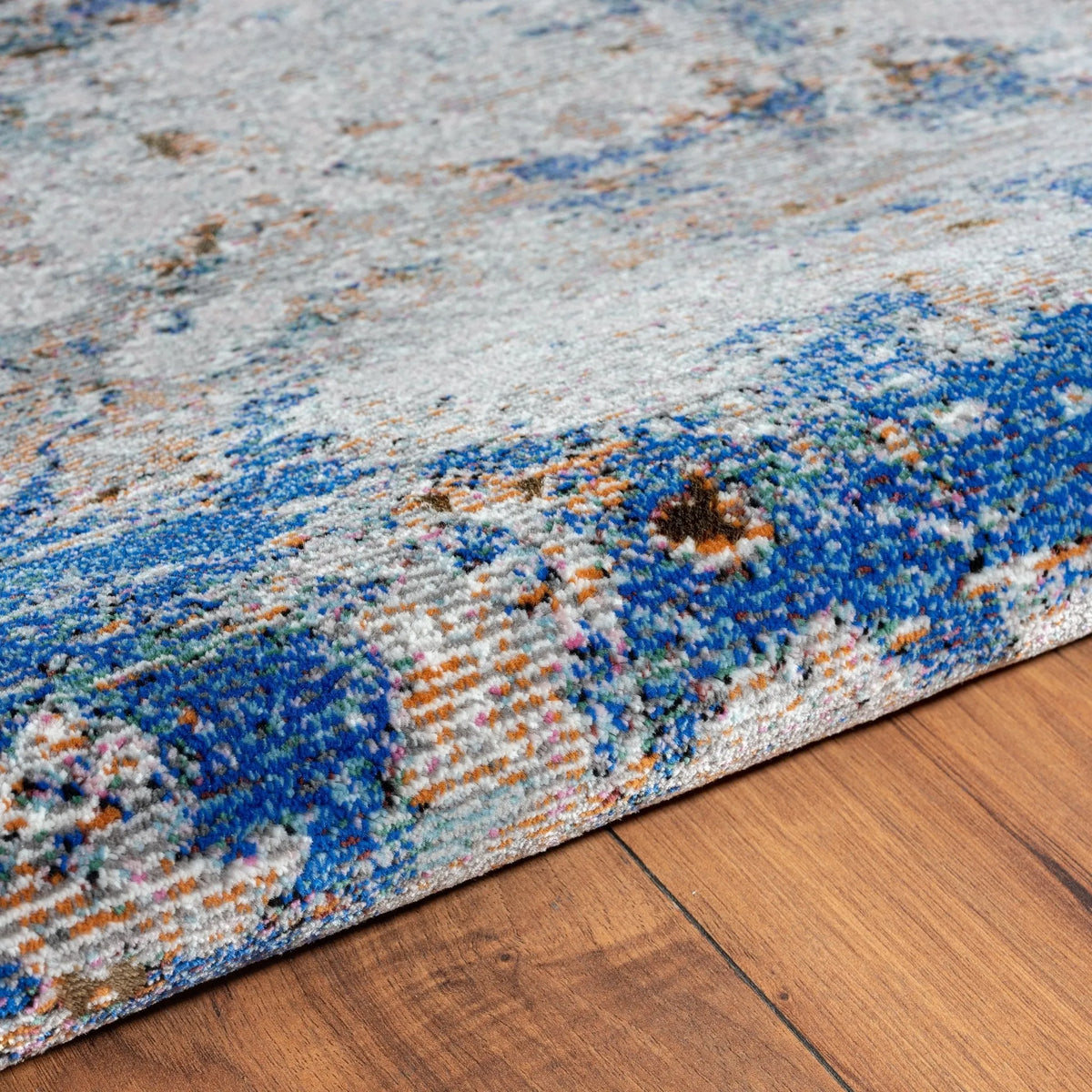 Revolution Lr81805 Blue/Orange Rug - Rug & Home