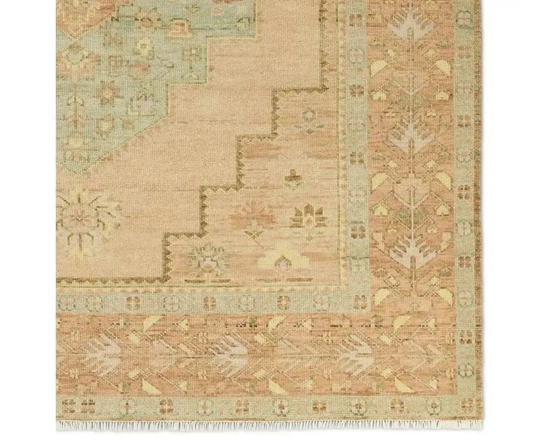 Reza REZ01 Beige/Sage Rug