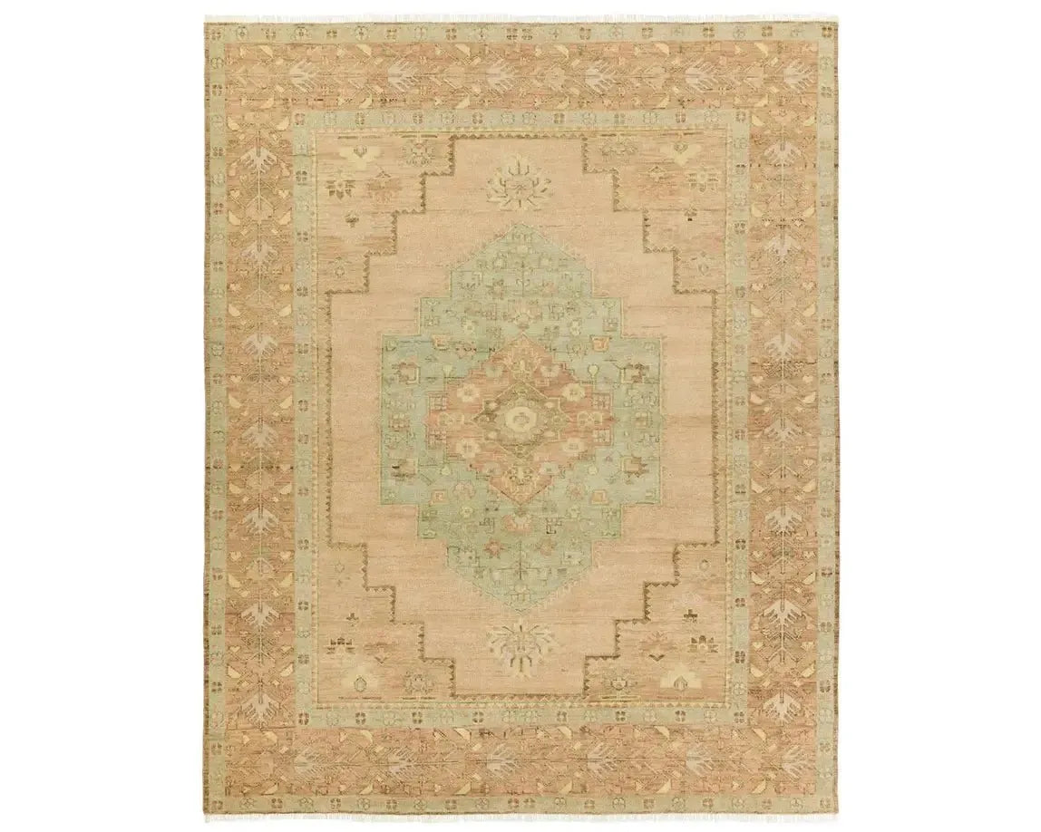 Reza REZ01 Beige/Sage Rug