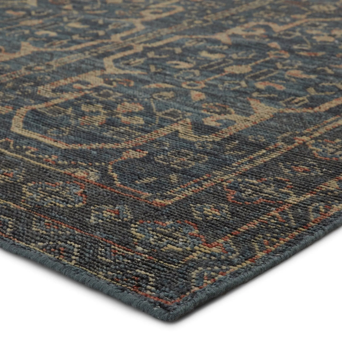 Rhapsody Rha06 Reynir Blue/Red Rug - Rug & Home