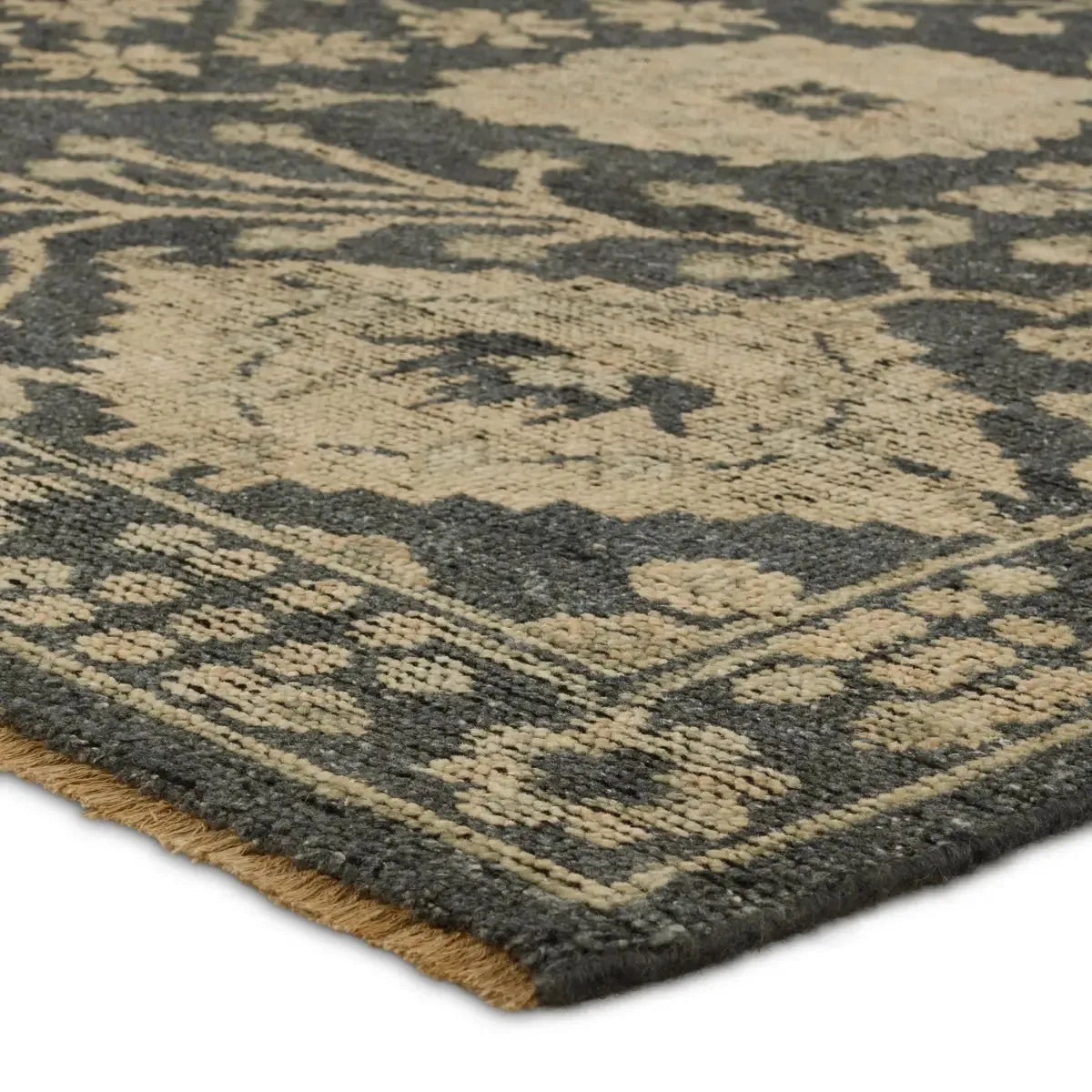 Rhapsody RHA14 Dark Grey/Khaki Rug - Rug & Home