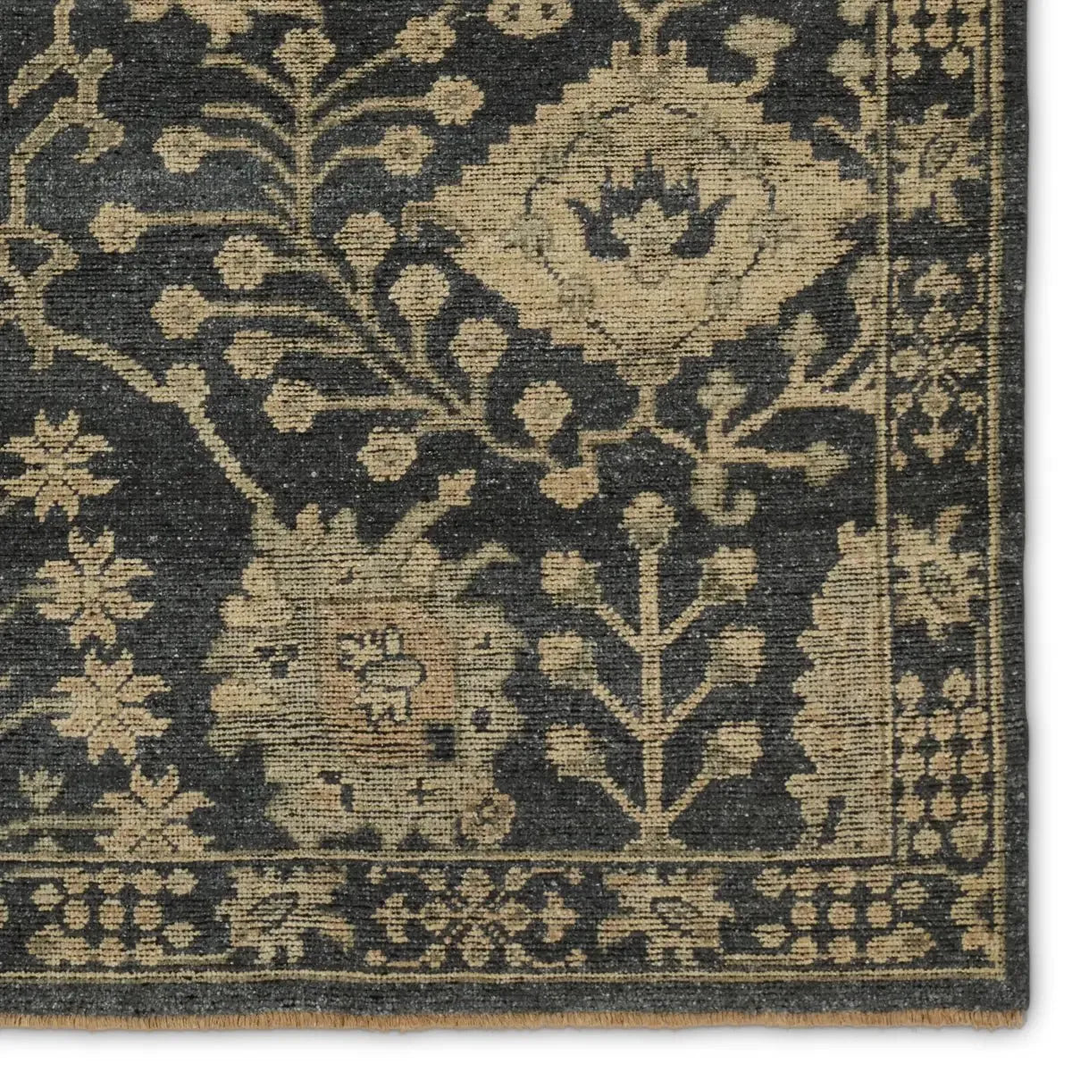 Rhapsody RHA14 Dark Grey/Khaki Rug - Rug & Home