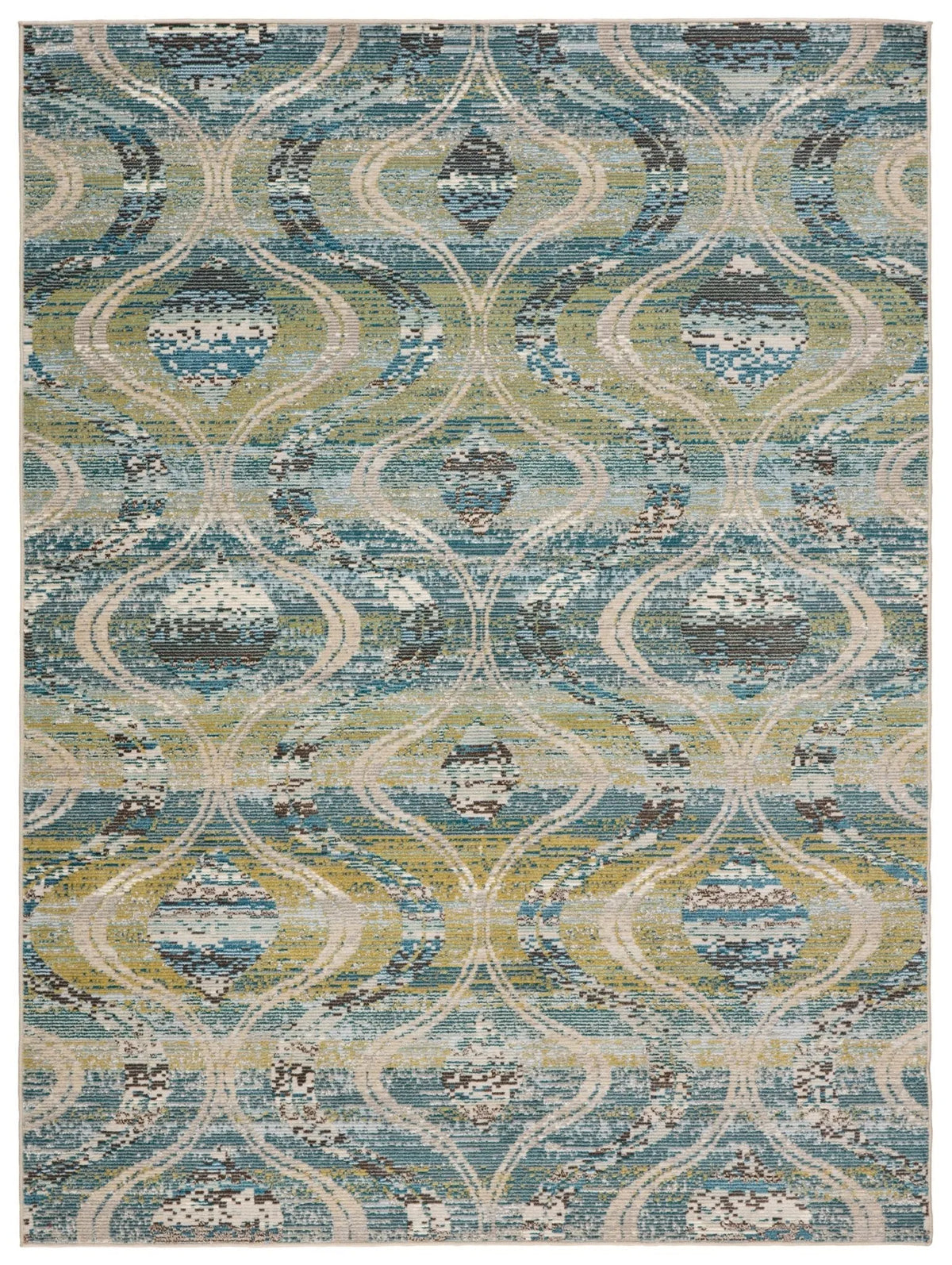 Rhythmik By Nikki Chu Rhn03 Jive Blue/Green Rug - Rug & Home