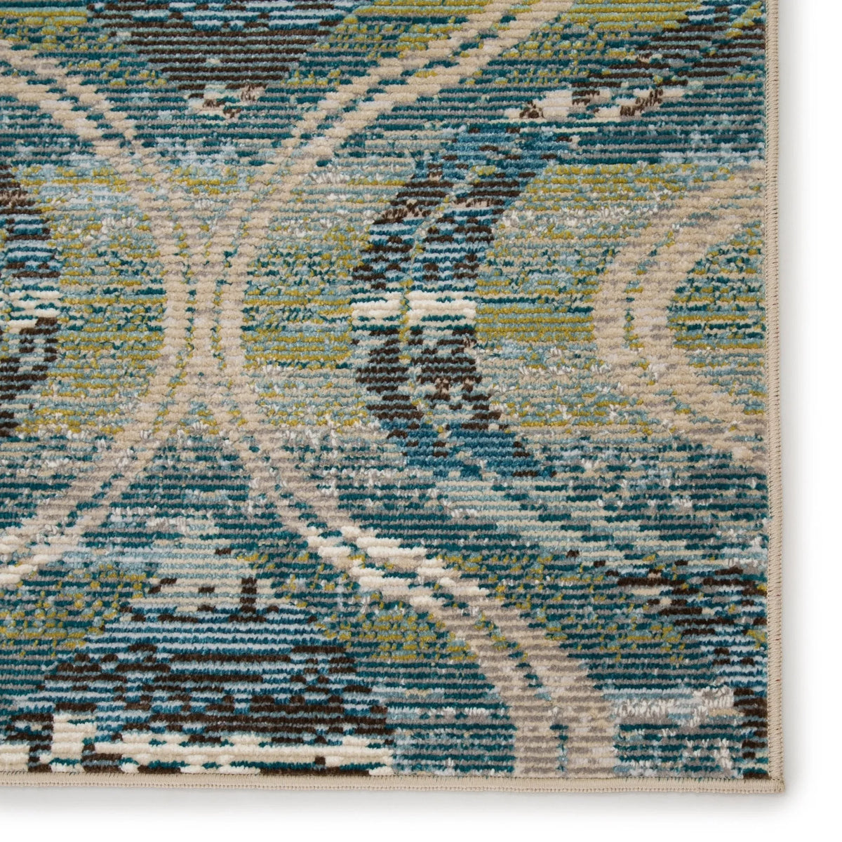 Rhythmik By Nikki Chu Rhn03 Jive Blue/Green Rug - Rug & Home