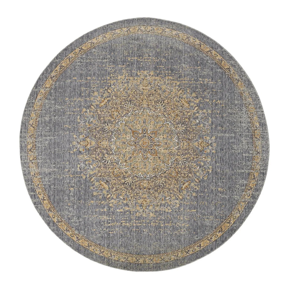 Ria 6825 Elegance Slate Grey Rug - Rug & Home